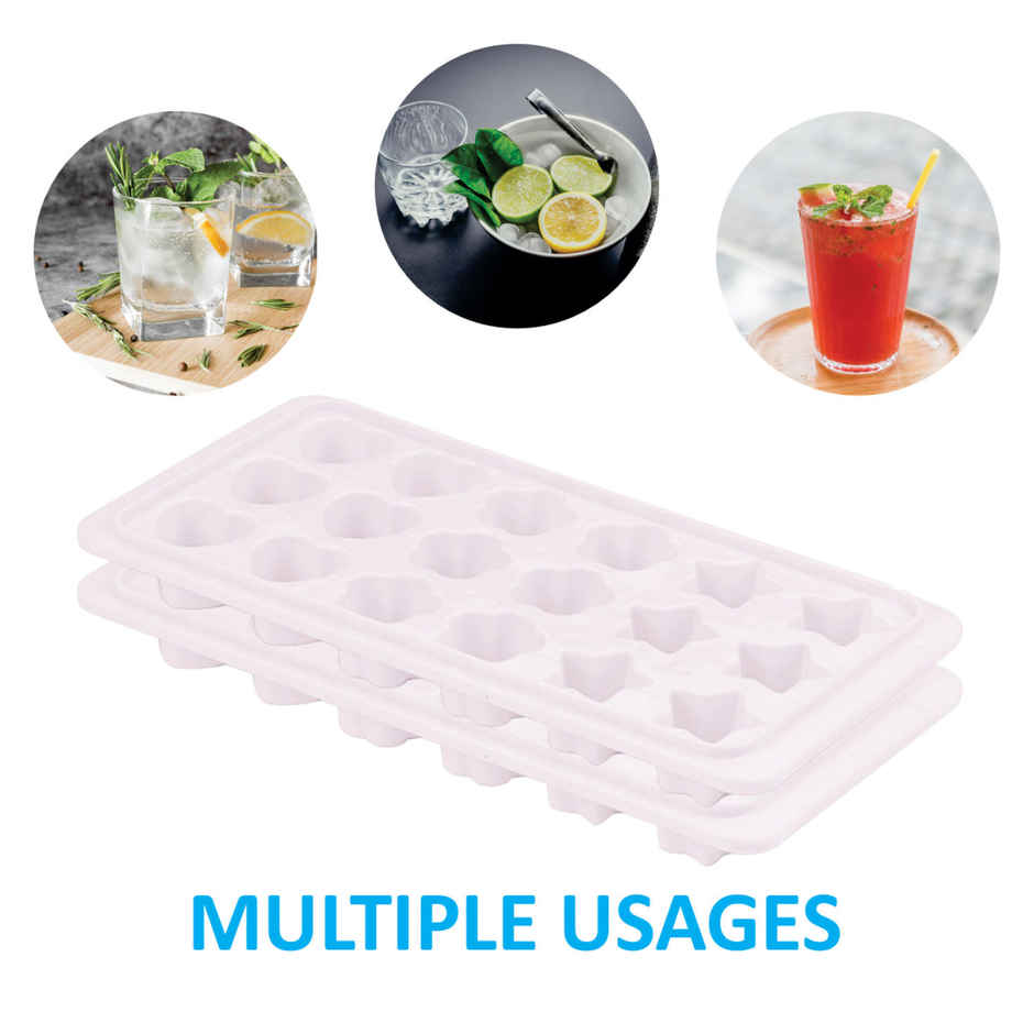 Multi Shape Ice Cube Tray (Set Of 2) Combo