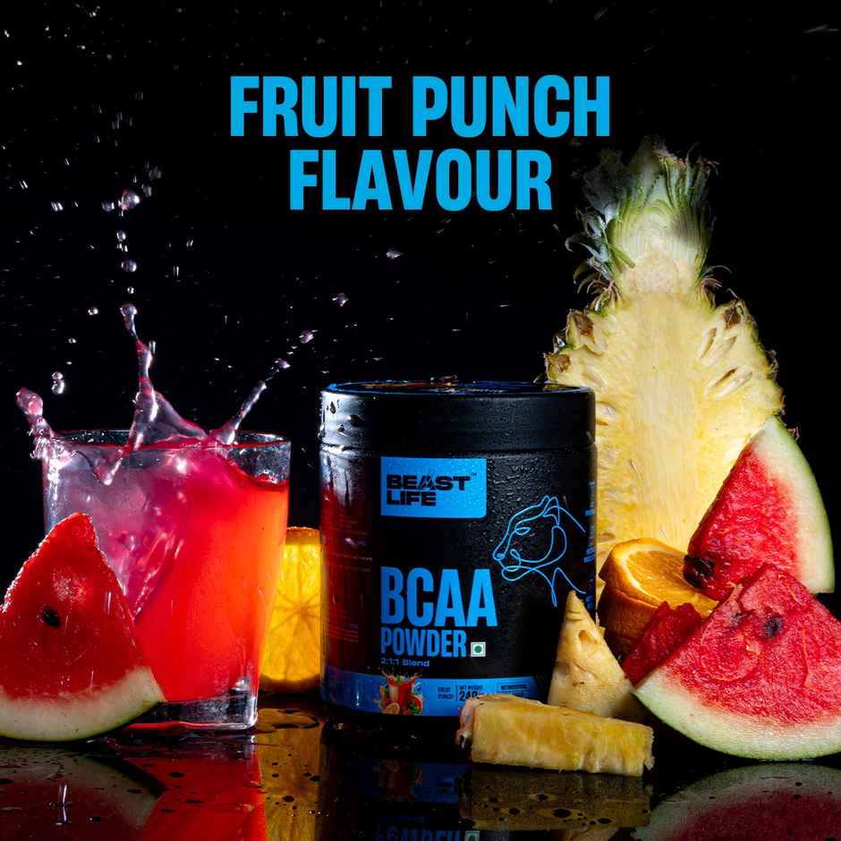 Beast Life Bcaa, Fruit Punch Flavour