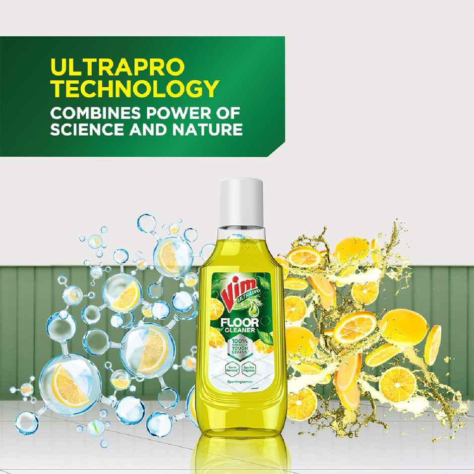 Vim Lemon Sparkling Floor Cleaner