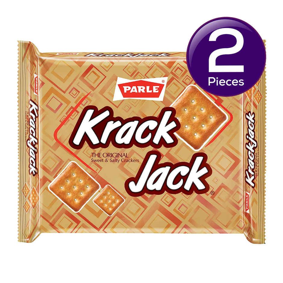 Parle Krackjack Sweet and Salty Plain Crackers | Trans Fat-free Combo