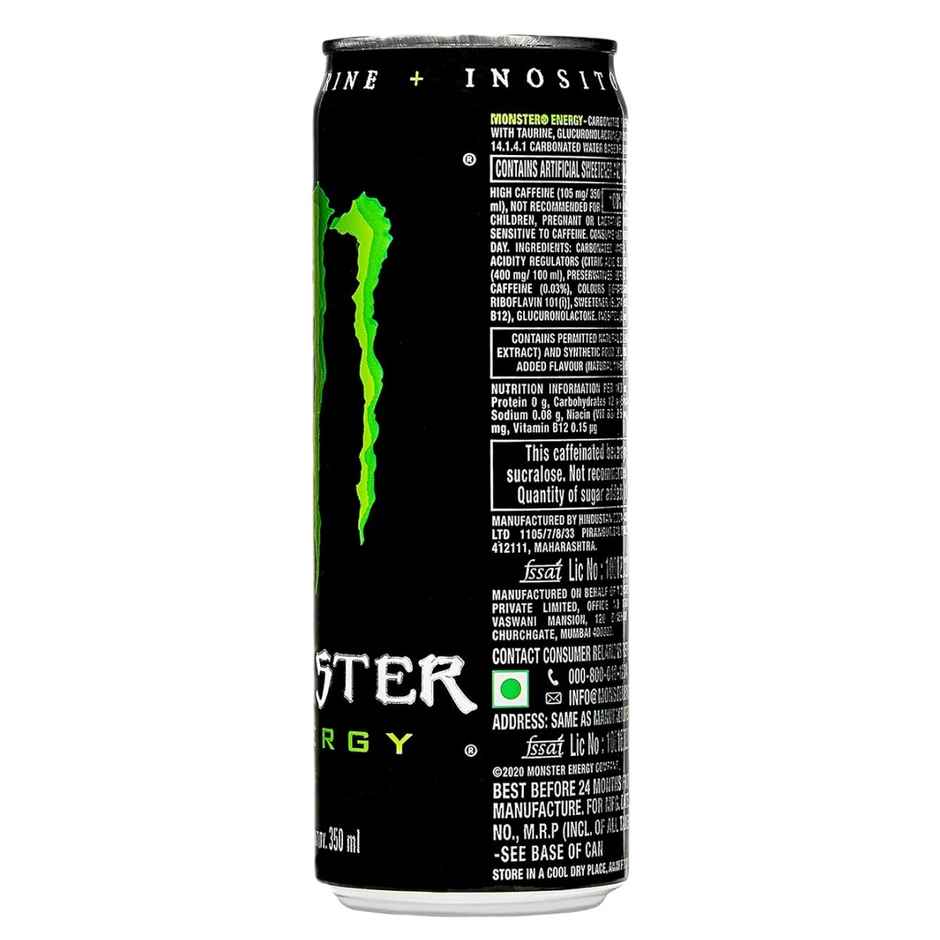 Monster Energy Drink(350ml) & Pringles Potato Crisps Original(134gms) Combo