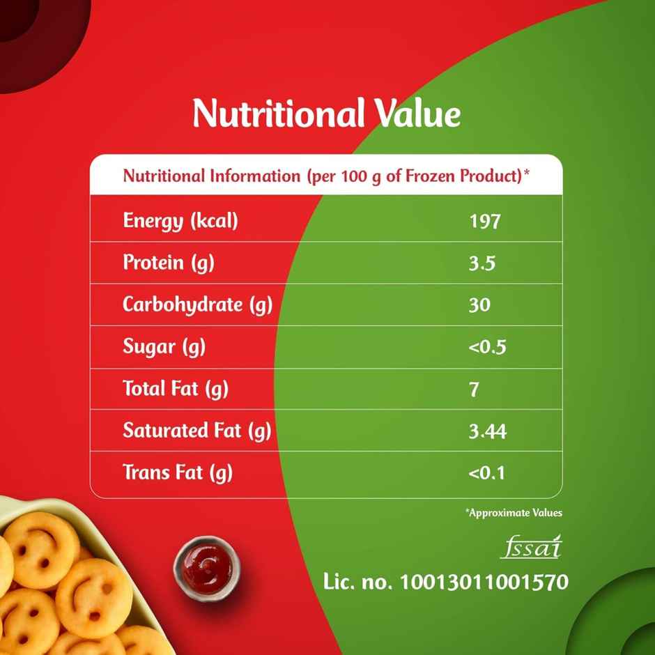 Heinz Tomato Ketchup (435g) & Mccain Smiles (415g) Combo 