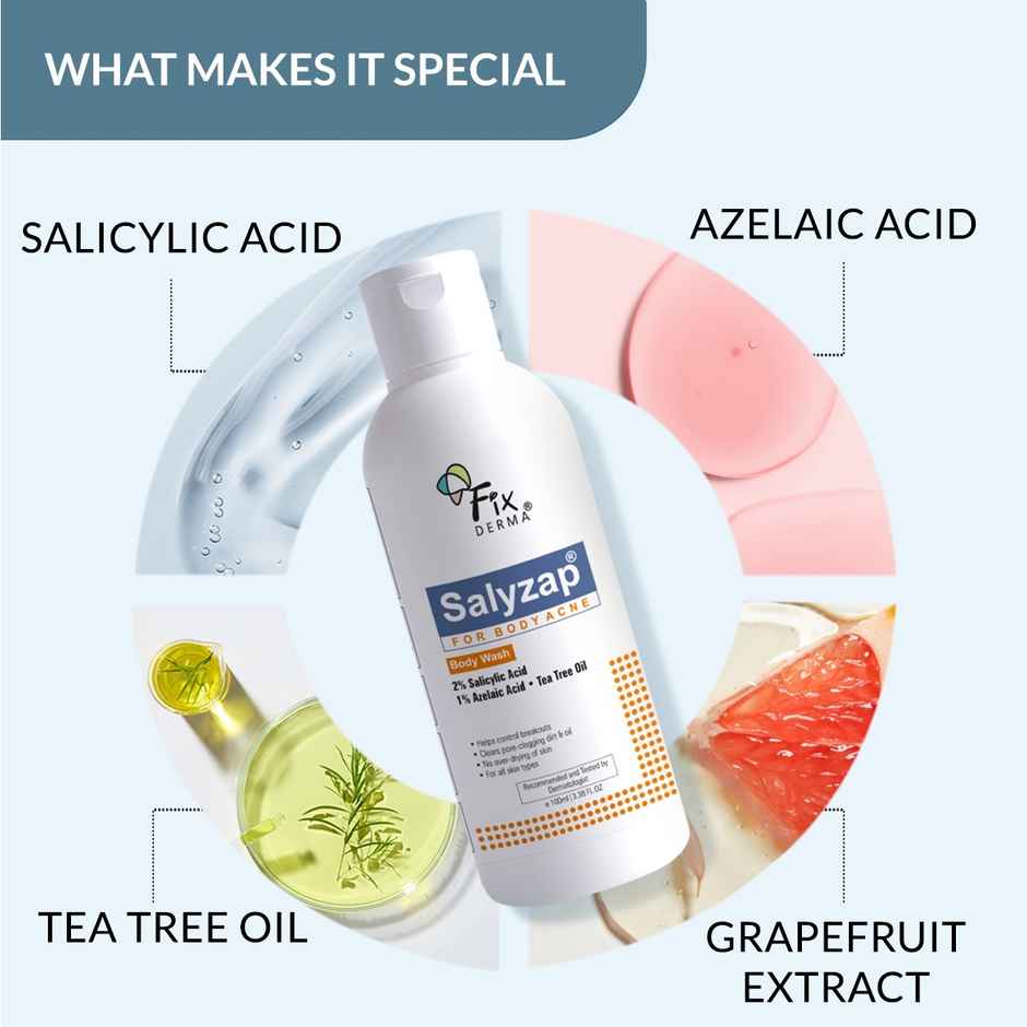Fixderma Salyzap Acne Body Wash