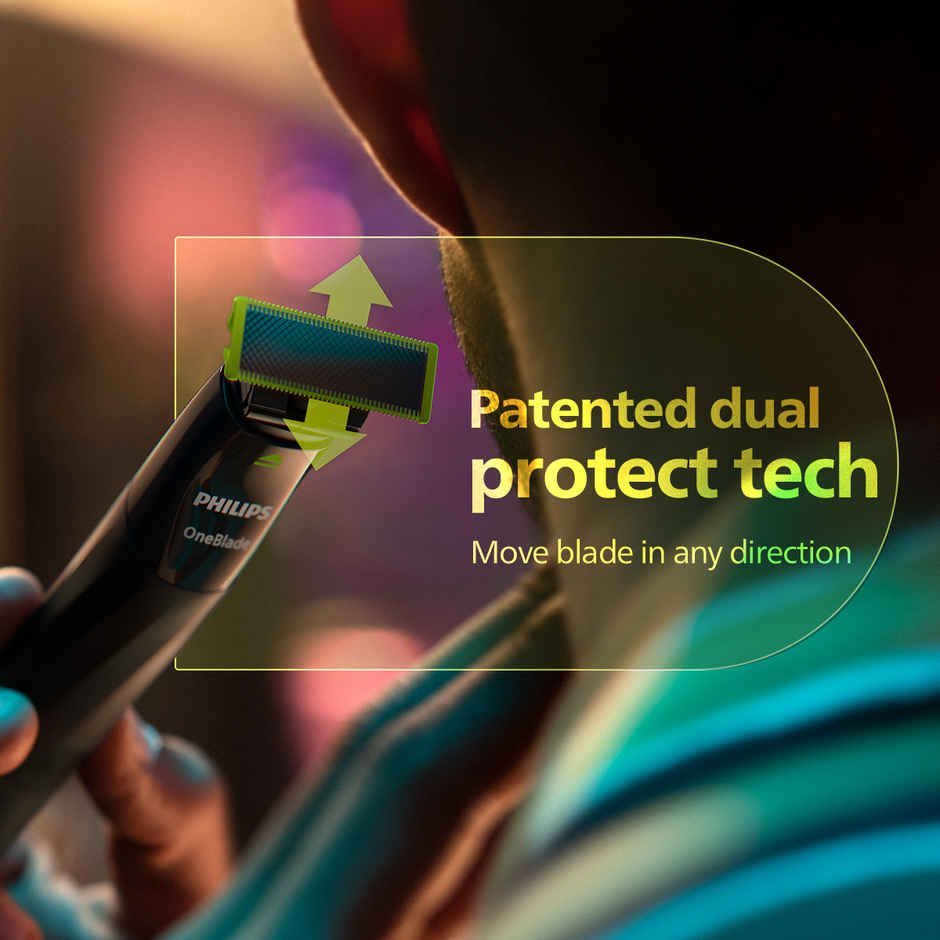 Philips OneBlade Face & Body Trimmer & Styler|No Nicks & Cuts, Dual Protection Technology|QP1624/10