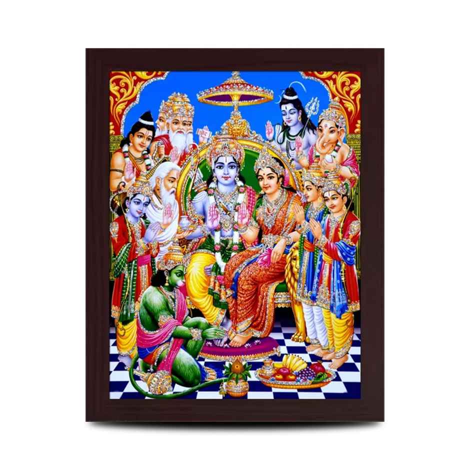 Shri Ram With Parivaar | Framed Photo | Dashakarma