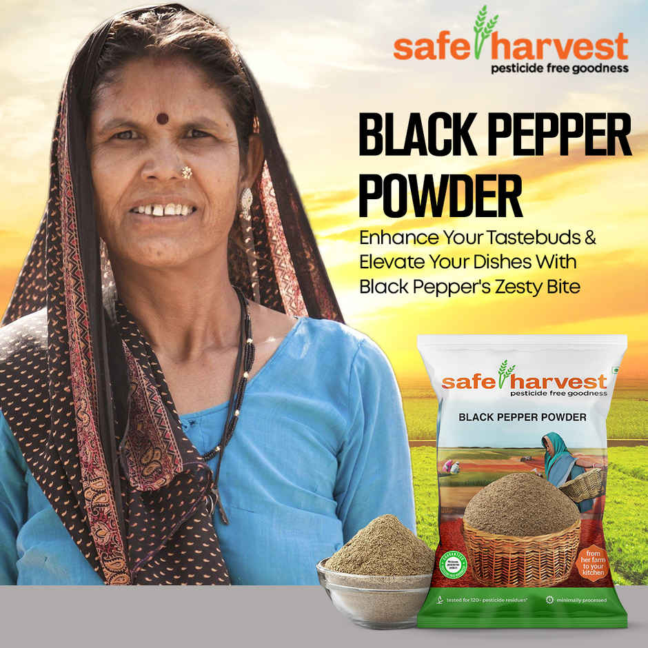 Safe Harvest Black Pepper Powder 