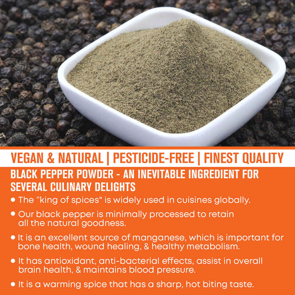 Safe Harvest Black Pepper Powder 
