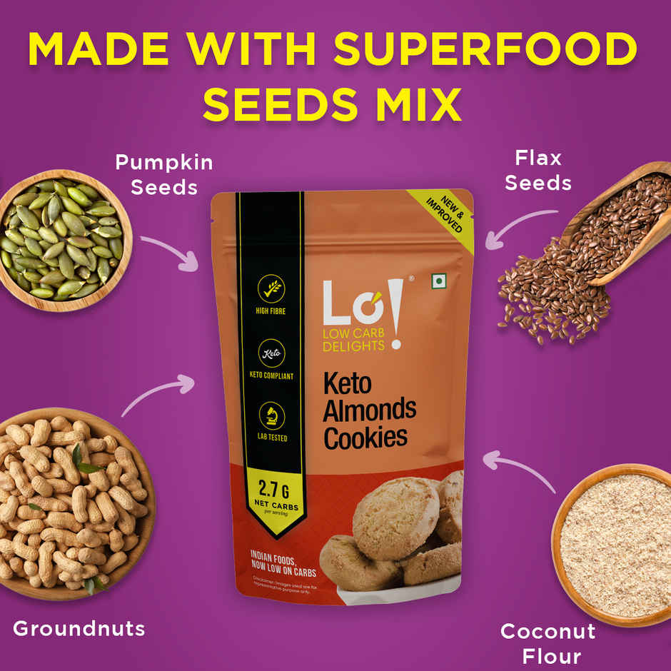 Lo Foods Keto Almond Cookies Sugarfree