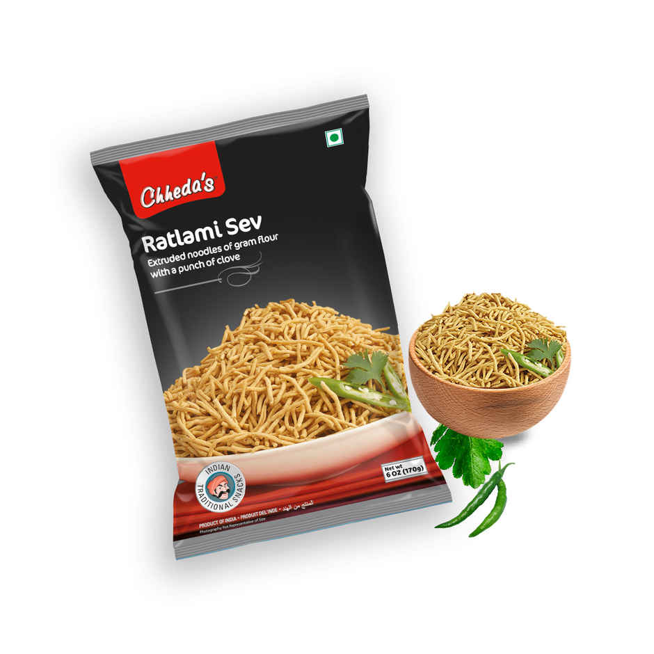 Chheda's Ratlami Sev | Spicy Crunchy Namkeen