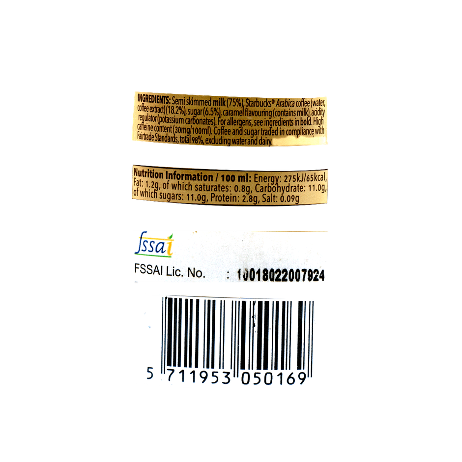 Starbucks Frappuccino Caramel Cold Coffee