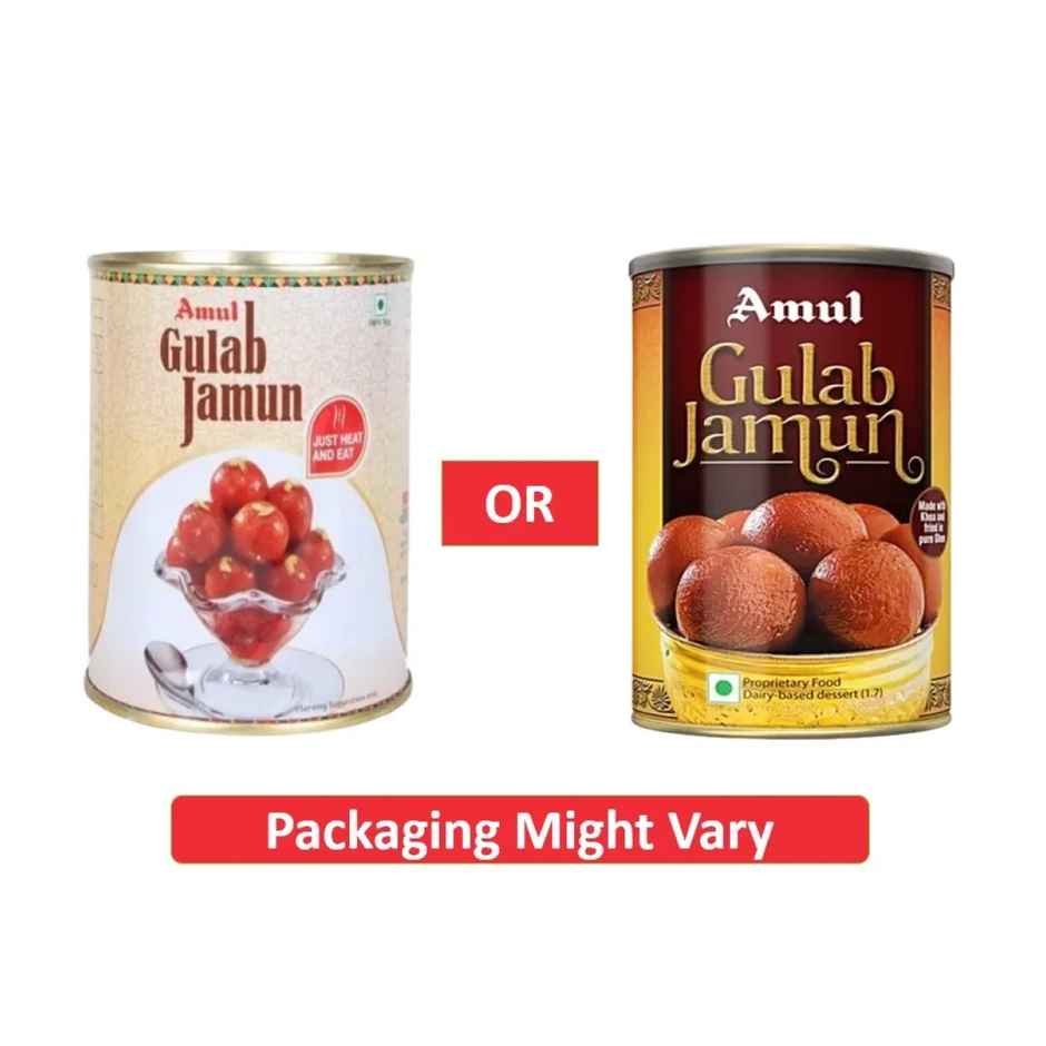 Amul Gulab Jamun Tin | Soft & Delicious