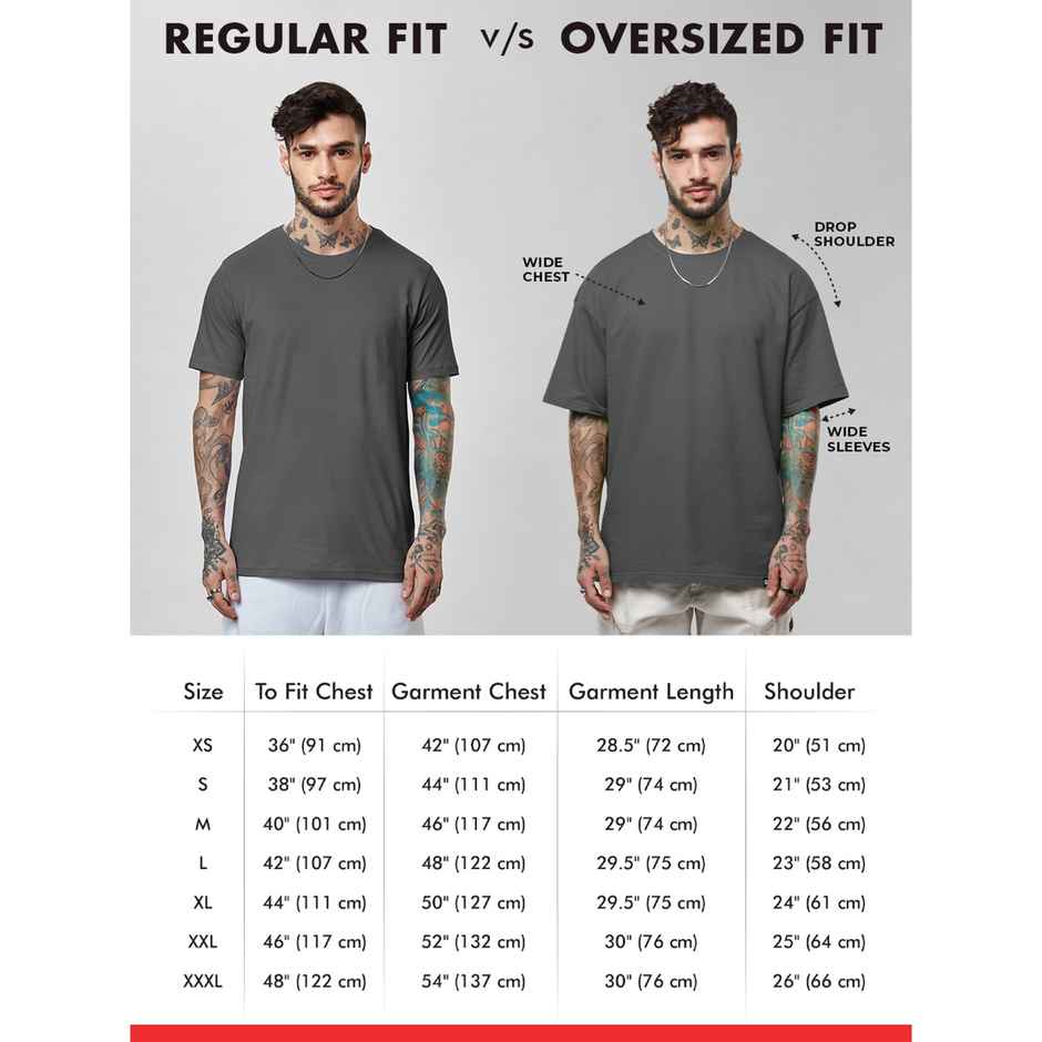 The Souled Store Solids- Navy Blue Oversized T-Shirts, Navy Blue, M