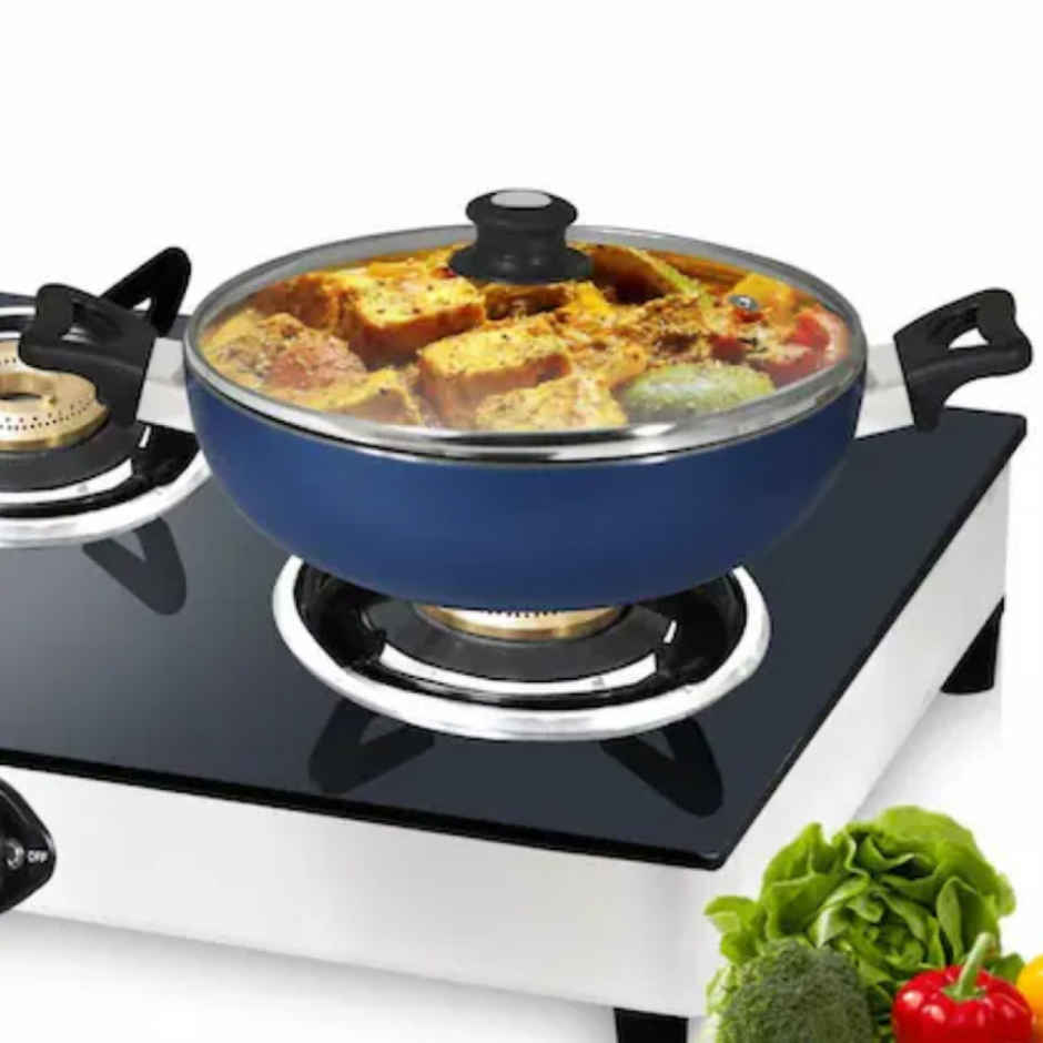 Bombay Kookware Kadai - 20cm | 1.6 L |  Compatible