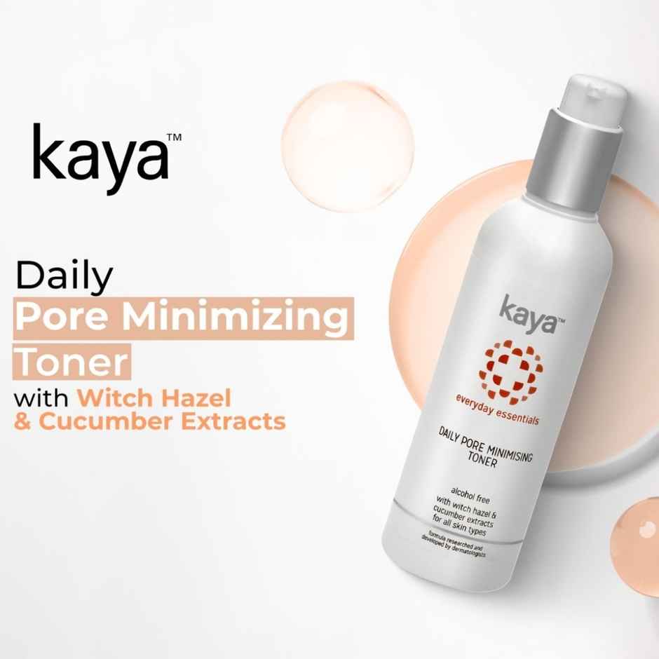 Kaya Daily Pore Minimising Toner Alcohol Free Face Toner With Witch Hazel & Niacinamide