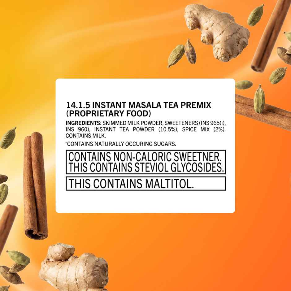 Red Label Instant Masala Chai Premix | No Added Sugar