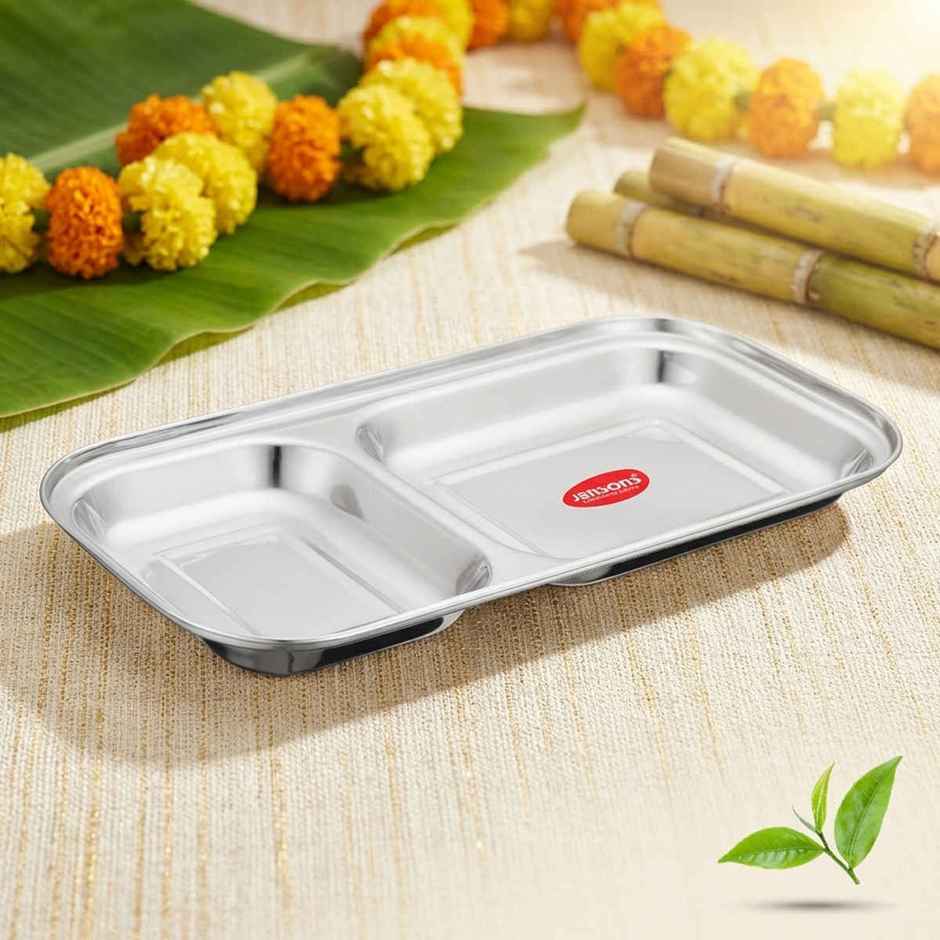 Jensons Stainless Steel 2In1 Small Partation Tray