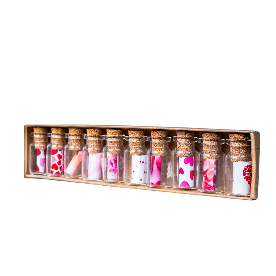 Urbanfix Personalised Message In A Bottle Gift Set For Father's Day | Set Of 10