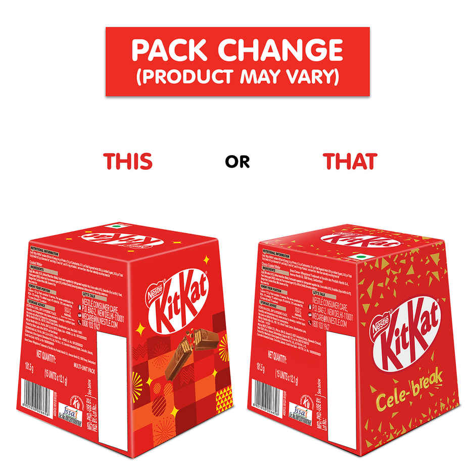 Nestle KitKat Choco Coated Wafer Bar - 2F Mini Gift Box Chocolate