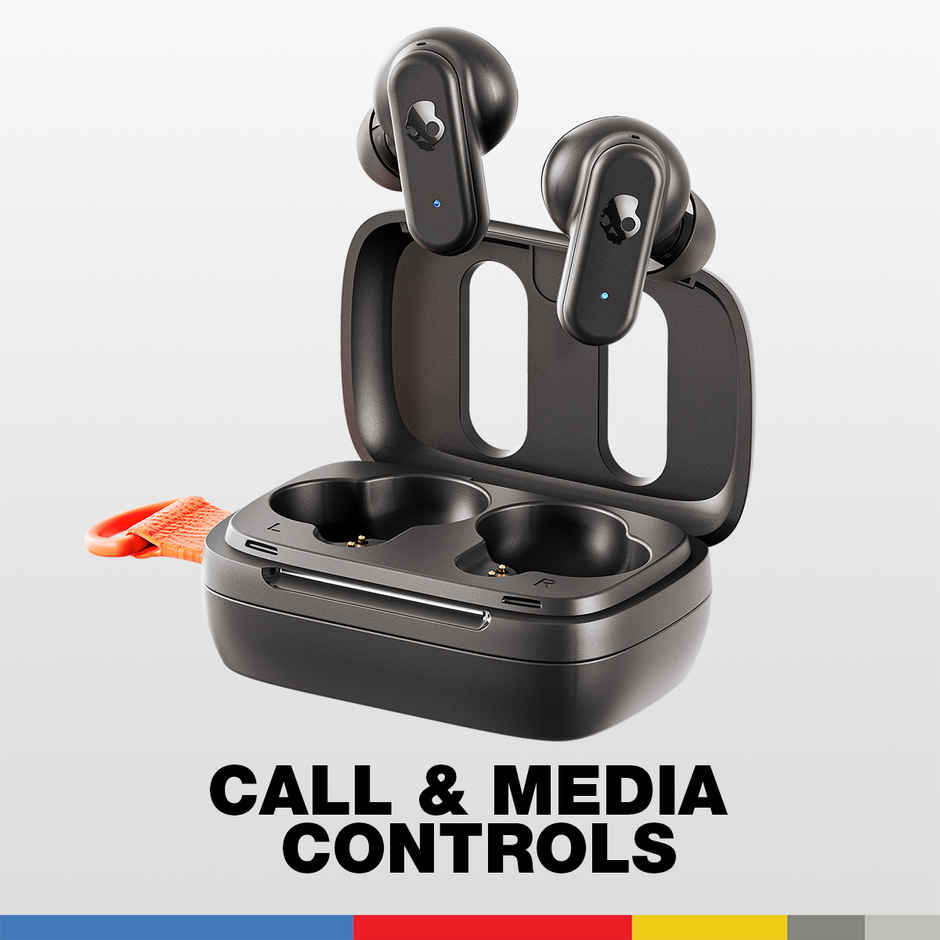 Skullcandy Dime 3 In-Ear Wireless Earbuds, For Iphone, Android And Other Bluetooth Devices-Black