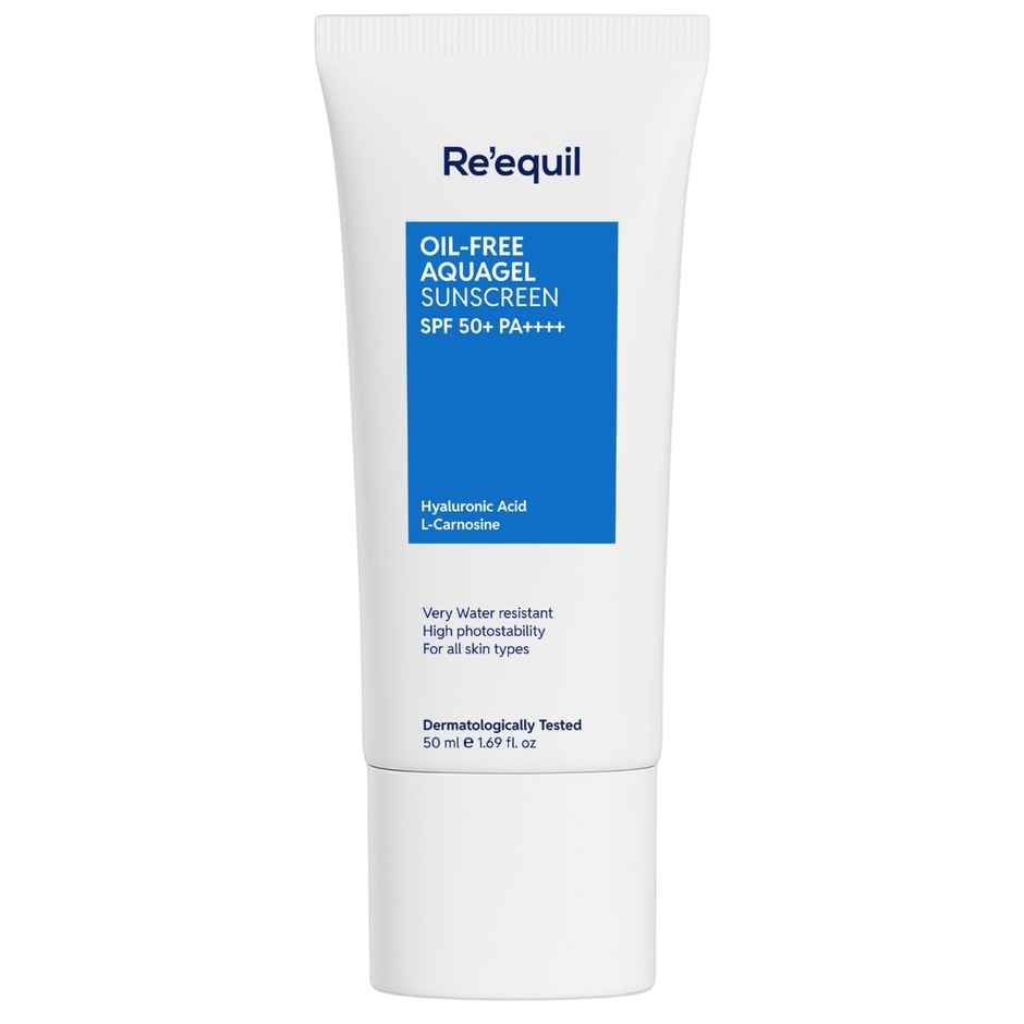 Re'Equil Oil Free Aquagel Sunscreen Hyaluronic Acid For Hydration