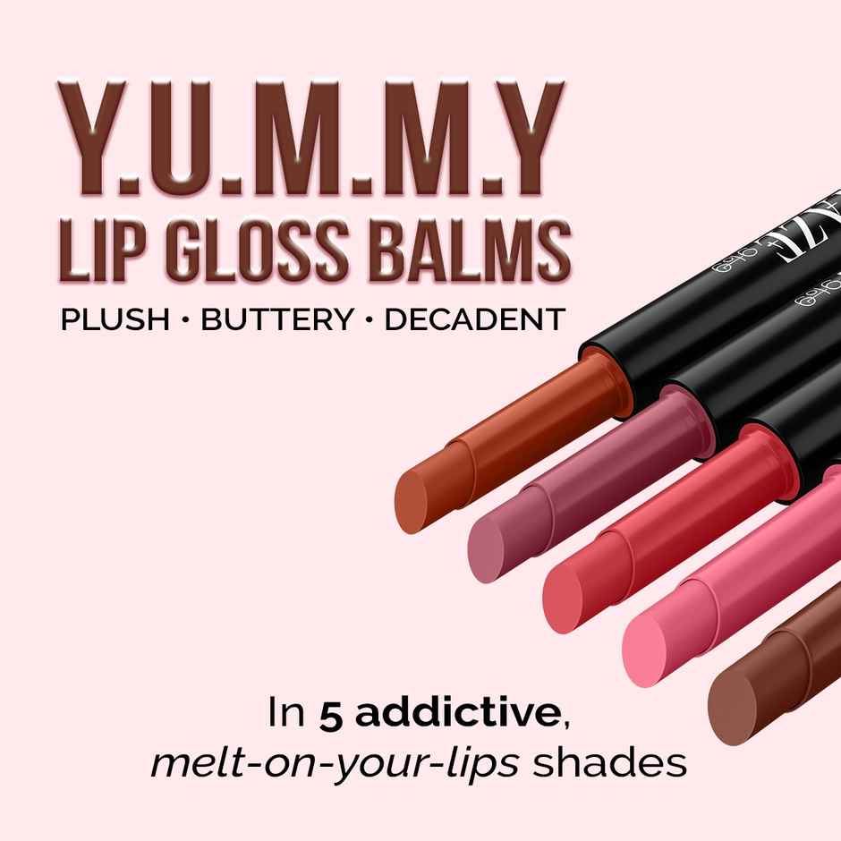 STAZE 9 to 9 Y.U.M.M.Y Lip Gloss Balm | Intense High-Shine Gloss Finish | SPF 15 | Double Espresso