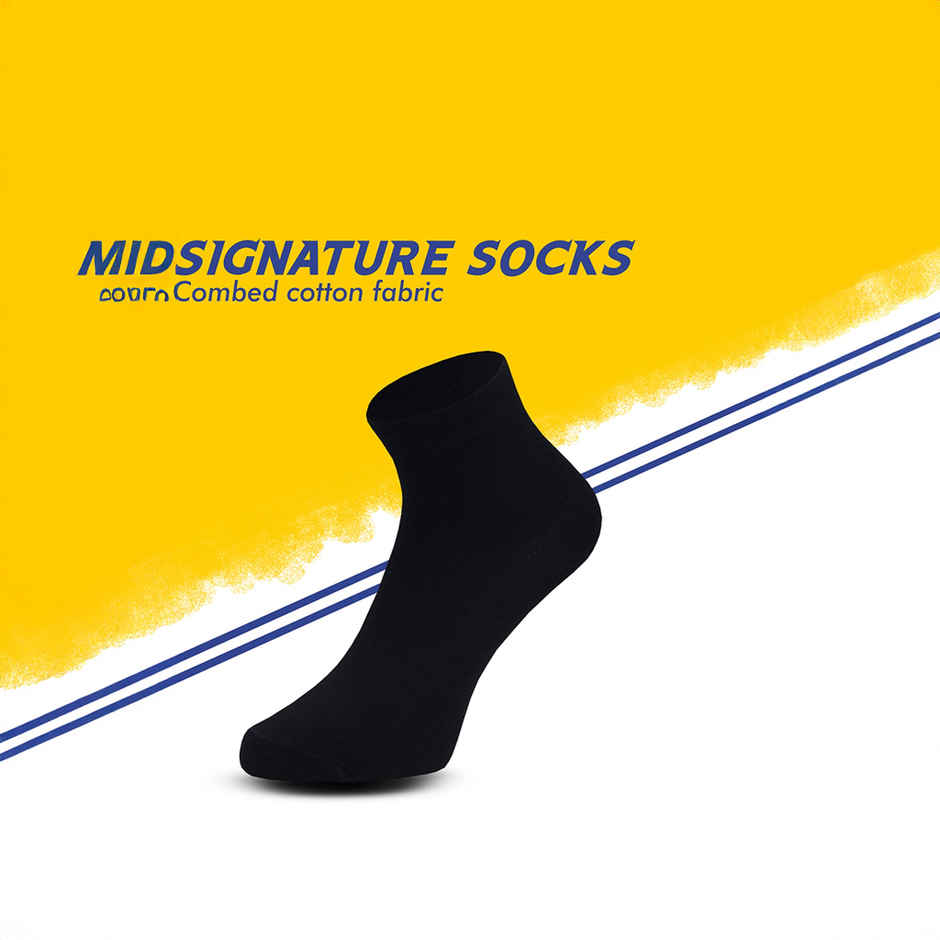 SOXBAE Vetical Striped Men's Ankle Socks | Black, Light Grey, and Dark Grey - Free Size