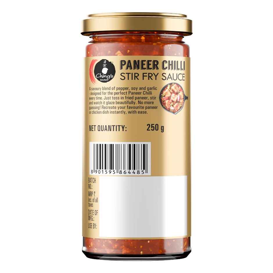 Ching's Premium Paneer Stir Fry Sauce, Ready to Cook Sauce, No Added Colour, No MSG