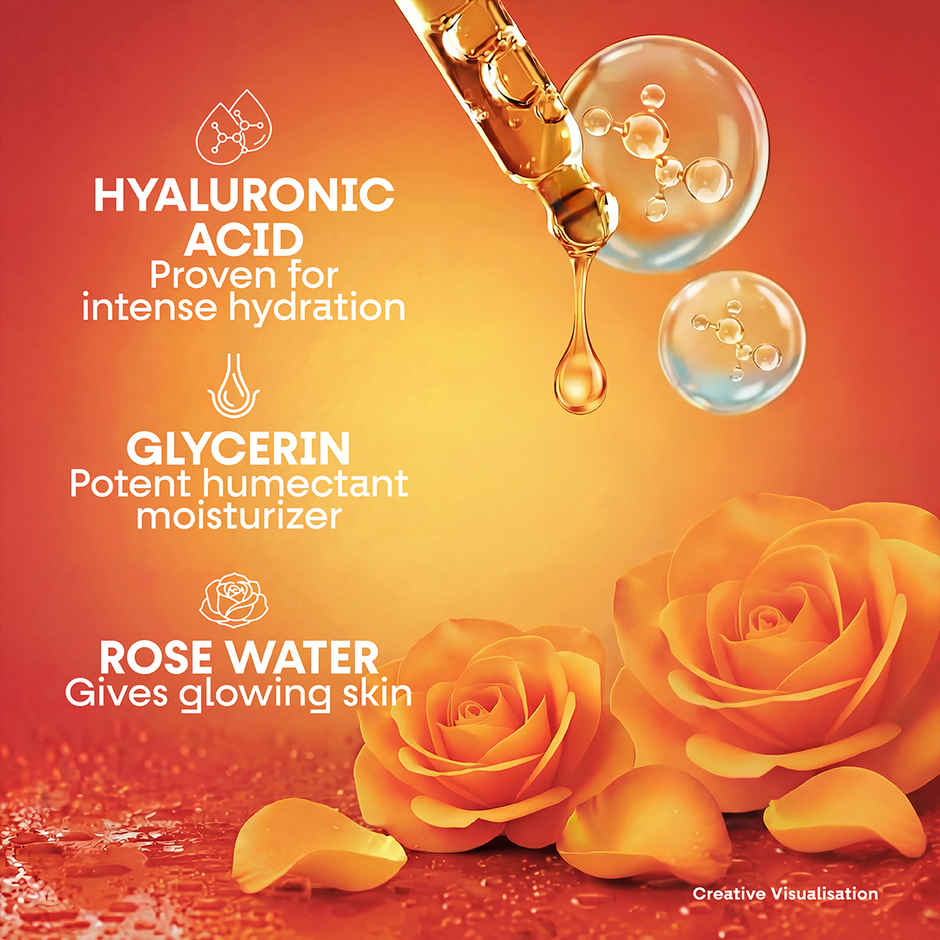 Vivel Hya Serum Body Wash Hyaluronic Acid, Glycerin and Rose Water daily Hydration Shower Gel