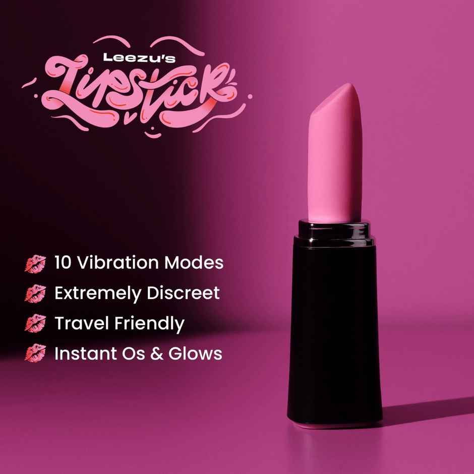 Leezu'S Extremely Naughty Cards Adult Game (1pc) & Leezu'S Lipstick Bullet Personal Massager For Women (1pc) Combo