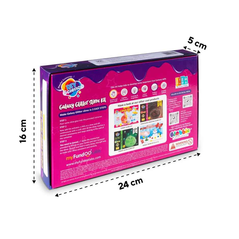 DIY Science Galaxy Glitter Slime Kit
