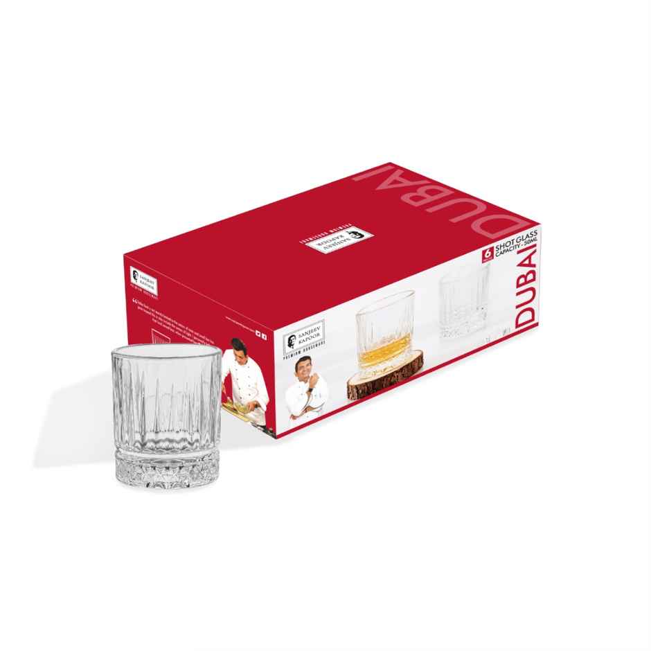 Dubai Shot Glass | 75 ml | Set of 6 | Sanjeev Kapoor