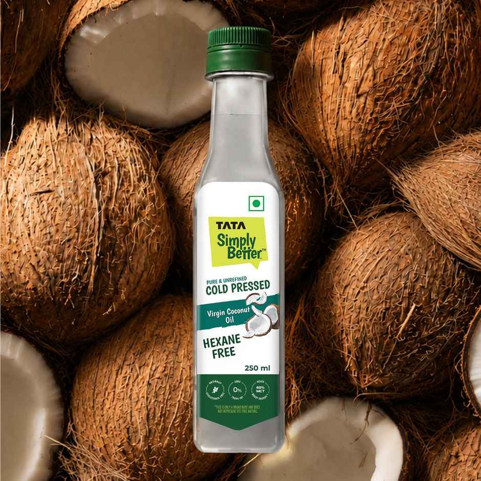 Tata Simply Better Virgin Coconut Cold Pressed Oil | Pure & Unrefined Oil