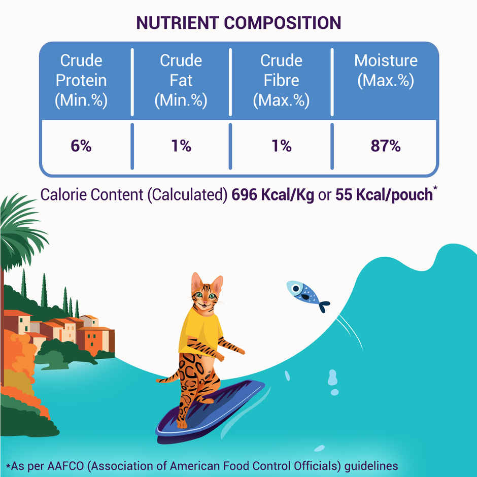 Purrfeto Wet Cat Food With Ocean fish in Gravy