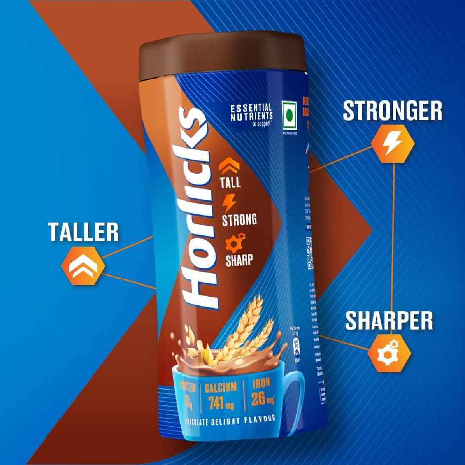 Horlicks Chocolate Nutrition Drink, Refill