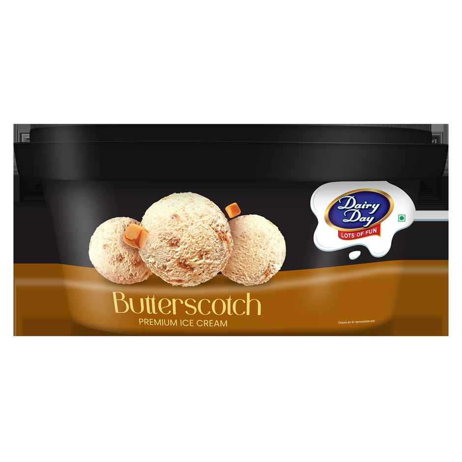 Dairy Day Crunchy Butterscotch Premium Ice Cream Tub