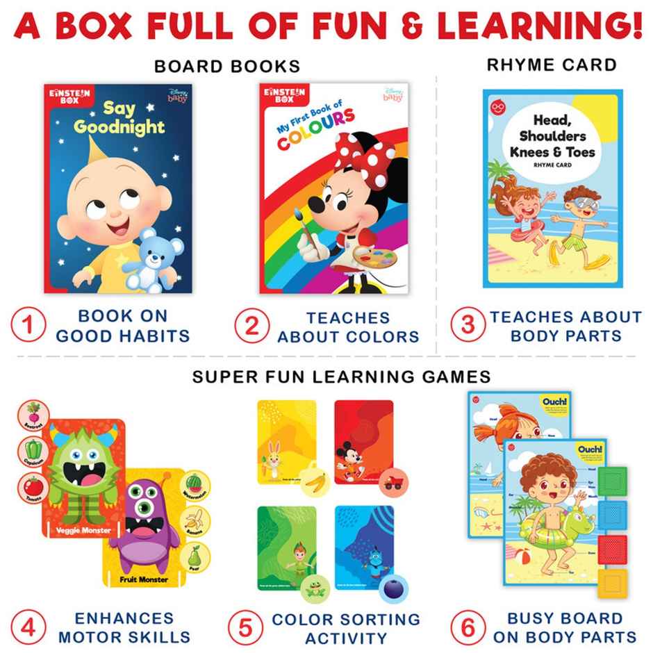 Einstein Box Featuring Disney For 1-Year-Old Boys | Girls