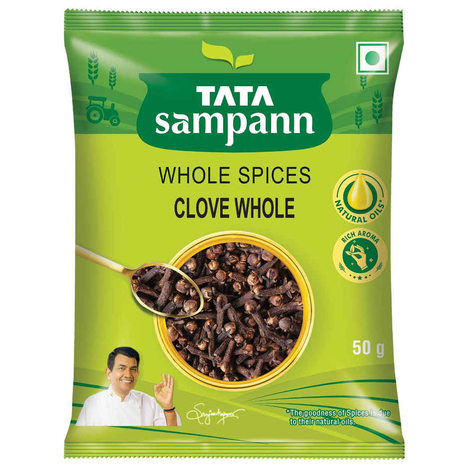 Tata Sampann Clove Whole, Whole Spices, Strong Aroma & Intense Flavour