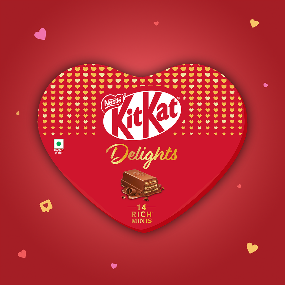 Nestle Kitkat Delights Rich Heart Box Chocolate