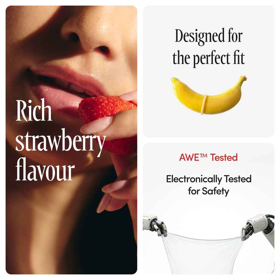 Bold Care 404 By Bold Care Strawberry Flavoured Condoms