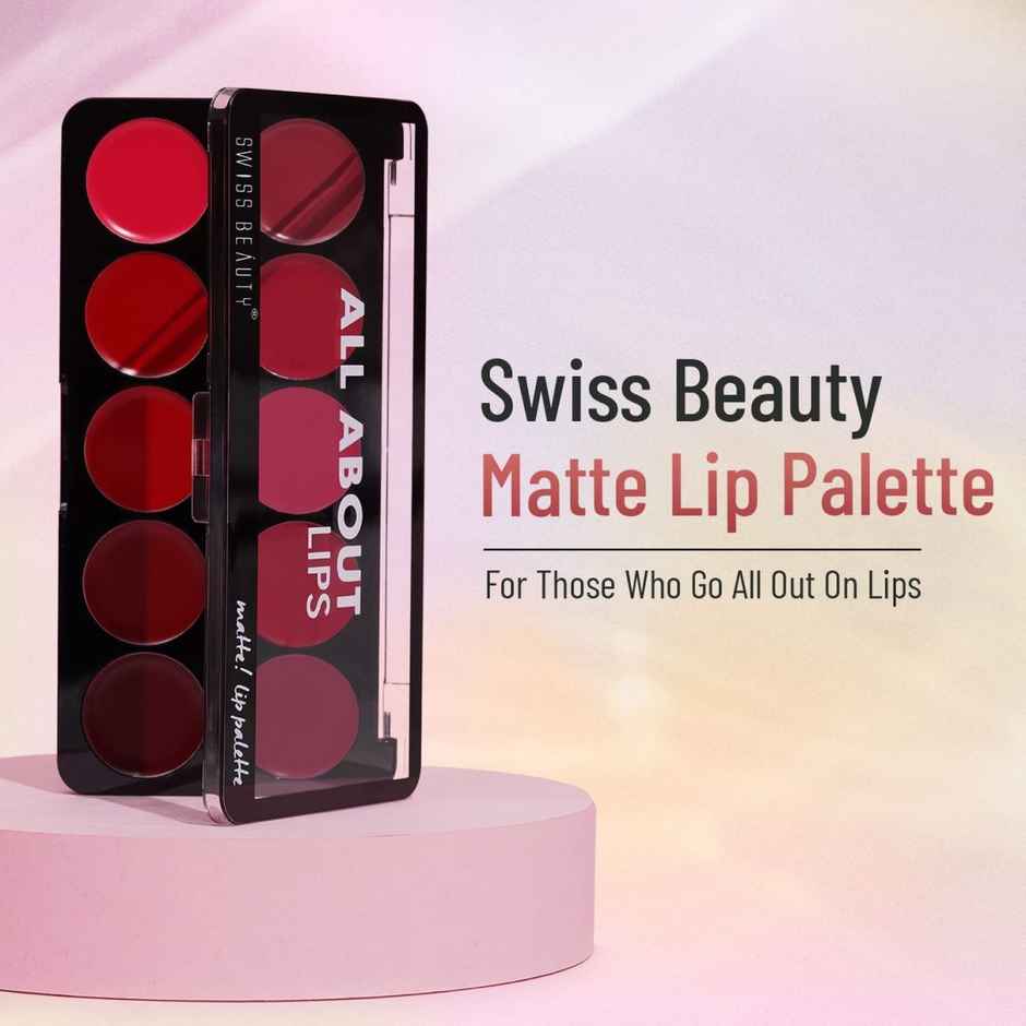 Swiss Beauty All About Lip Palette | Colors 01
