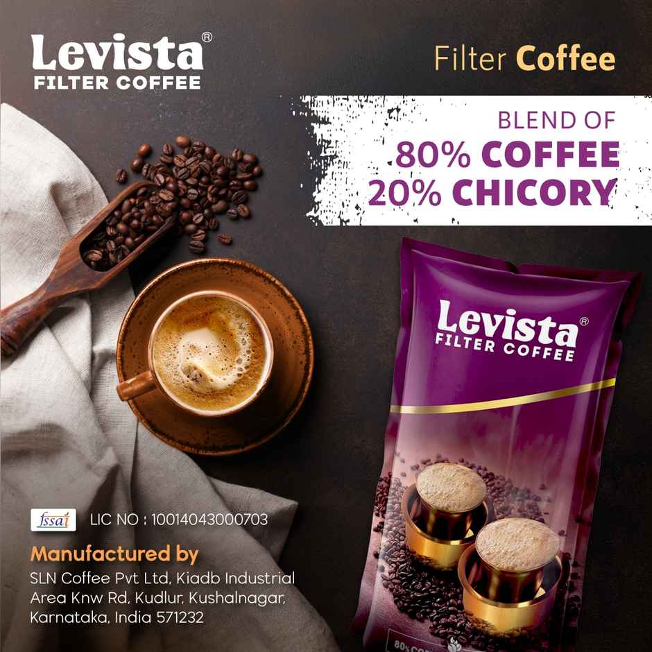 Levista Roast & Ground Filter Coffee 80:20