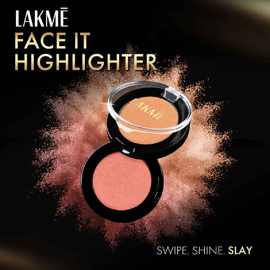 Lakme FaceIt Highlighter Gold H2