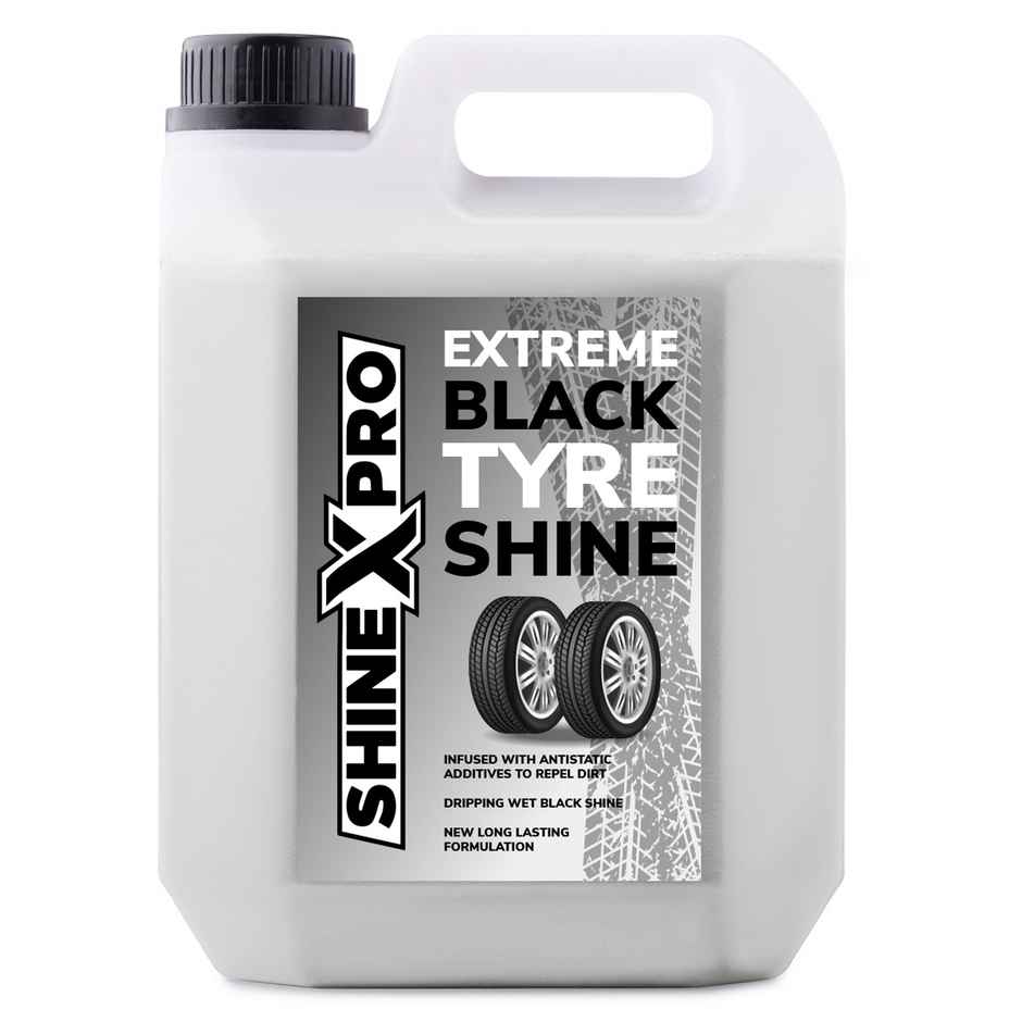 ShineXPro Bike & Car Tyre Polish Can | Long Lasting | Extends Tyre Lifespan | Repels Dust