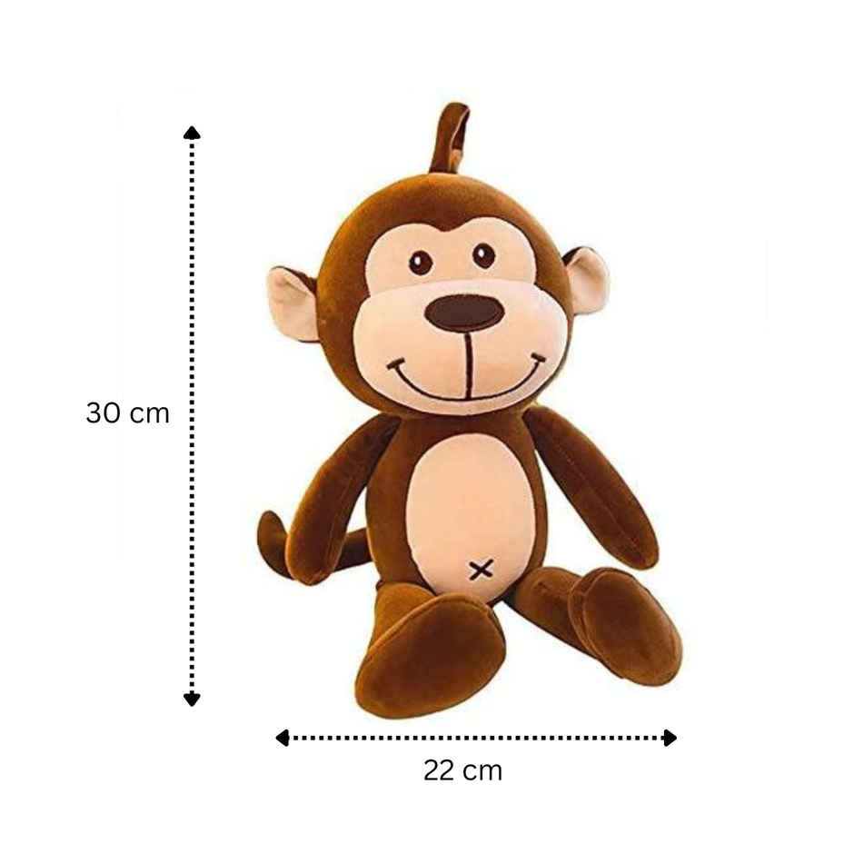 Dearjoy Monkey With Antenna Soft Toy - Brown
