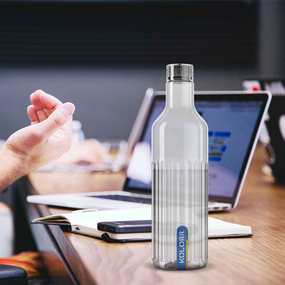 Kolorr Linea Bottle 1L | Clear | Transparent bottle suitable for outdoor adventures