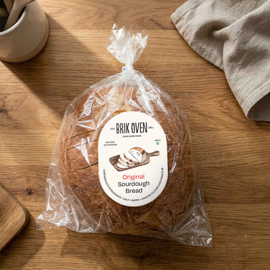 Brik Oven Artisinal Sourdough Bread (400g) & Brik Oven Sour Cream (200g) Combo