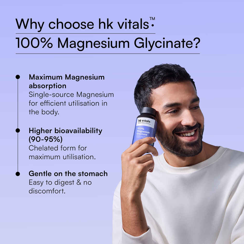 hk vitals Magnesium Glycinate | 1880mg