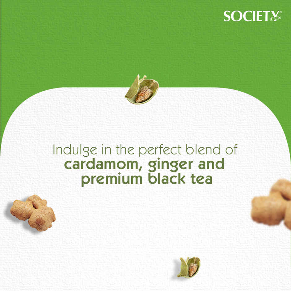 Society Elaichi-Adrak Flavour Tea Pouch