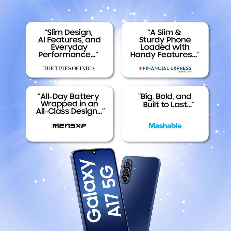 Samsung Galaxy A17 5G Black 8GB RAM 256GB Storage 50MP Camera Super AMOLED Gorilla Glass Victus AI