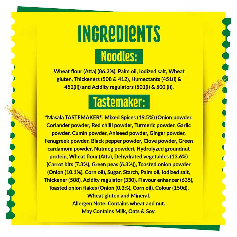 Maggi Veg Atta Noodles Made with Only Atta flour